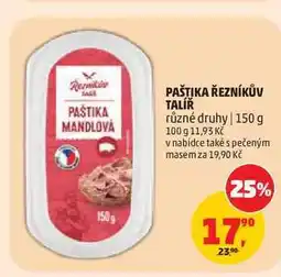 Penny Market PAŠTIKA ŘEZNÍKŮV TALÍŘ nabídka