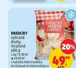 Penny Market KNEDLÍKY vybrané druhy, mražené nabídka