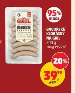 Penny Market BAVORSKÉ KLOBÁSKY NA GRIL nabídka