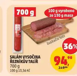 Penny Market ŞALÁM VYSOČINA ŘEZNÍKŮV TALÍŘ nabídka
