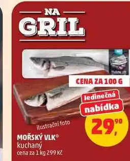 Penny Market MOŘSKÝ VLK kuchaný cena za nabídka