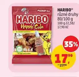 Penny Market HARIBO* různé druhy 80/100 g nabídka