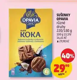 Penny Market SUŠENKY OPAVIA různé druhy 220/180 g nabídka