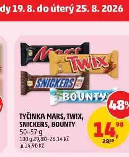Penny Market TYČINKA MARS, TWIX, SNICKERS, BOUNTY nabídka