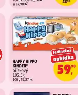 Penny Market HAPPY HIPPO KINDER* oříškový nabídka