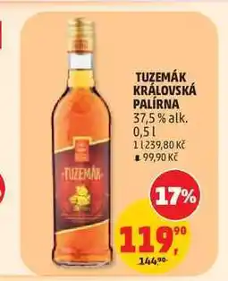 Penny Market TUZEMÁK KRÁLOVSKÁ PALÍRNA 37,5% alk nabídka