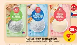 Penny Market PŠENIČNÁ MOUKA KARLOVA KORUNA hladká, polohrubá, hrubá | nabídka