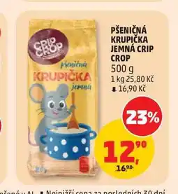 Penny Market PŠENIČNÁ KRUPIČKA JEMNÁ CRIP CROP nabídka