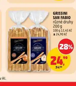 Penny Market GRISSINI SAN FABIO různé druhy nabídka