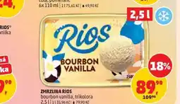 Penny Market ZMRZLINA RIOS bourbon vanilla, trikolora nabídka