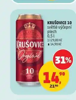 Penny Market KRUŠOVICE 10 světlé výčepní plech nabídka