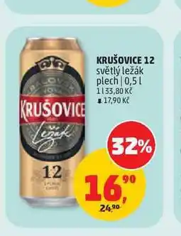 Penny Market KRUŠOVICE 12 světlý ležák plech nabídka