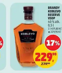 Penny Market BRANDY KOBLEVO RESERVE VSOP 40% alk nabídka