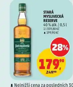 Penny Market STARÁ MYSLIVECKÁ RESERVE 40% alk nabídka