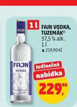 Penny Market FAJN VODKA, TUZEMÁK* 37,5% alk nabídka