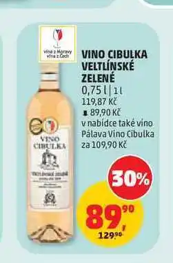 Penny Market VINO CIBULKA VELTLÍNSKÉ ZELENÉ nabídka