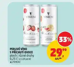 Penny Market PERLIVÉ VÍNO S PŘÍCHUTÍ OVOCE plech nabídka
