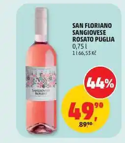 Penny Market SAN FLORIANO SANGIOVESE ROSATO PUGLIA nabídka