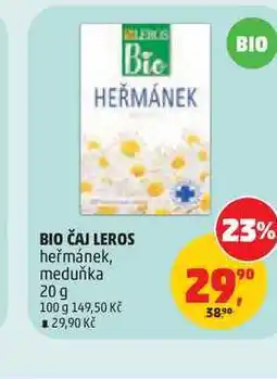 Penny Market BIO ČAJ LEROS nabídka