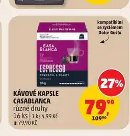 Penny Market KÁVOVÉ KAPSLE CASABLANCA různé druhy 16 ks nabídka