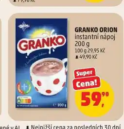 Penny Market GRANKO ORION instantní nápoj nabídka