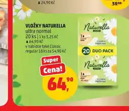 Penny Market VLOŽKY NATURELLA ultra normal 20 ks nabídka