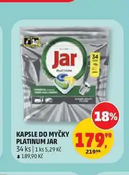 Penny Market KAPSLE DO MYČKY PLATINUM JAR 34 ks nabídka