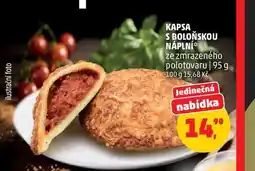 Penny Market KAPSA S BOLOŇSKOU NÁPLNÍ* ze zmrazeného polotovaru | nabídka