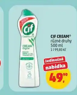 Penny Market CIF CREAM* různé druhy nabídka