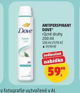 Penny Market ANTIPERSPIRANT DOVE* různé druhy nabídka