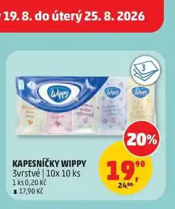 Penny Market KAPESNÍČKY WIPPY 3vrstvé | 10x 10 ks nabídka