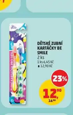 Penny Market DĚTSKÉ ZUBNÍ KARTÁČKY BE SMILE 2 ks nabídka