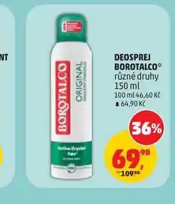 Penny Market DEOSPREJ BOROTALCO* různé druhy nabídka