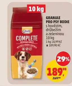 Penny Market GRANULE PRO PSY BODIE s hovězím, drůbežím a zeleninou nabídka