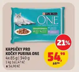 Penny Market KAPSIČKY PRO KOČKY PURINA ONE nabídka
