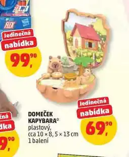Penny Market DOMEČEK KAPYBARA* plastový, cca 10 x 8,5 x 13 cm 1 balení nabídka