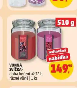 Penny Market VONNÁ SVÍČKA* doba hoření až 72 h, různé vůně | 1 ks nabídka