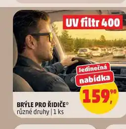 Penny Market BRÝLE PRO ŘIDIČE* různé druhy | 1 ks nabídka