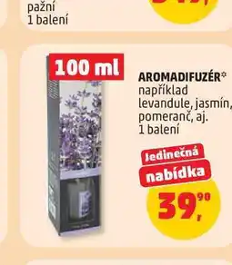 Penny Market AROMADIFUZÉR* například levandule, jasmín pomeranč, aj. 1 balení nabídka