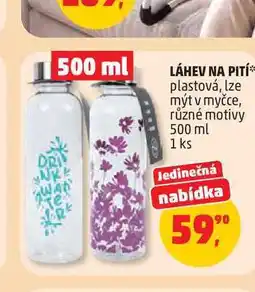 Penny Market LÁHEV NA PITÍ*= plastová, lze mýt v myčce, různé motivy 500 ml 1 ks nabídka