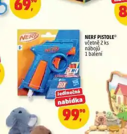 Penny Market NER NERF PISTOLE* včetně 2 ks nábojů 1 balení nabídka