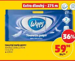 Penny Market TOALETNÍ PAPÍR WIPPY 3vrstvý | 10 ks nabídka