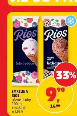 Penny Market ZMRZLINA RIOS různé druhy nabídka