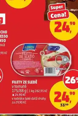 Penny Market FILETY ZE SLEDĚ v tomatě 175/88 g nabídka