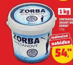 Penny Market SMETANOVÝ JOGURT BÍLÝ ZORBA nabídka