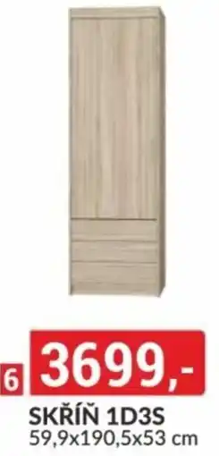Baumax Skřín 1d3s nabídka