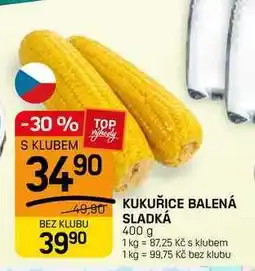 Flop KUKUŘICE BALENÁ SLADKÁ nabídka