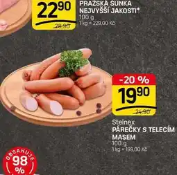 Flop PÁREČKY S TELECÍM MASEM nabídka