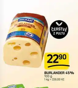 Flop BURLANDER 45% nabídka