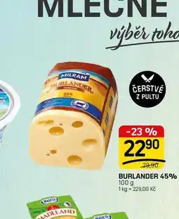 Flop BURLANDER 45% nabídka